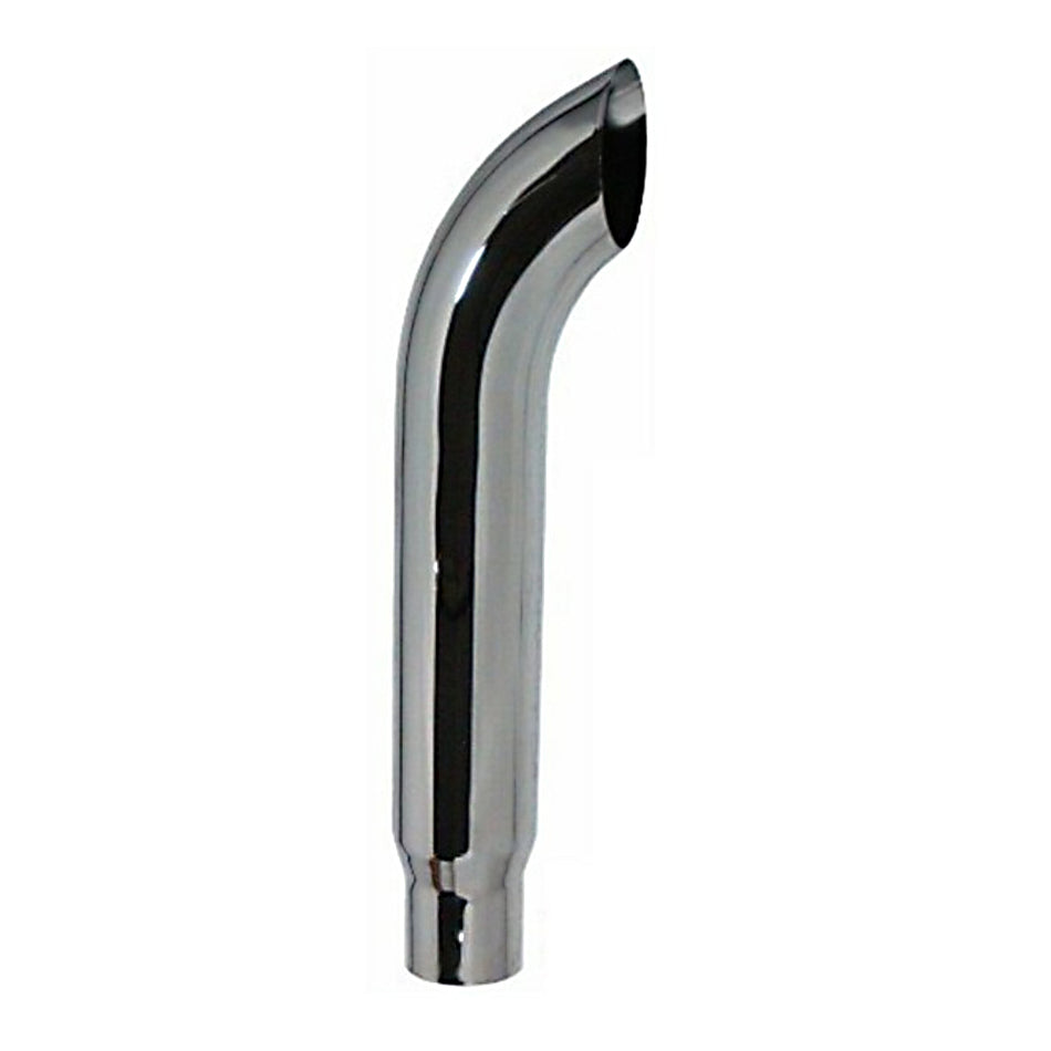 Grand Rock - 7" x 36" Curved Top Monster Chrome Stack Reduced to 5" OD