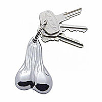 2-1/2" Small Die-Cast Low-Hanging Balls Novelty Key Chain  (Various Colors)