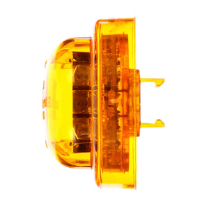 10 Series, High Profile, LED, Yellow Round, 8 Diode, 12V Marker / Clearance Light