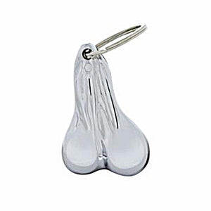 2-1/2" Small Die-Cast Low-Hanging Balls Novelty Key Chain  (Various Colors)