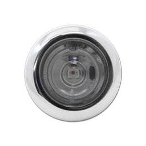 Phoenix Design 3/4" LED Bullet Light -  Amber/Smoke or Red/Smoke Lens w Chrome Bezel