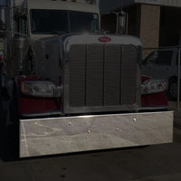 Peterbilt 388/389 Standard Mount Bumper w Boxed Ends (10 Gauge Carbon Steel) - 18"