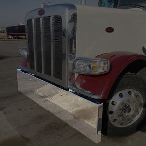 Peterbilt 389 Standard Mount Bumper w Boxed Ends - 20"
