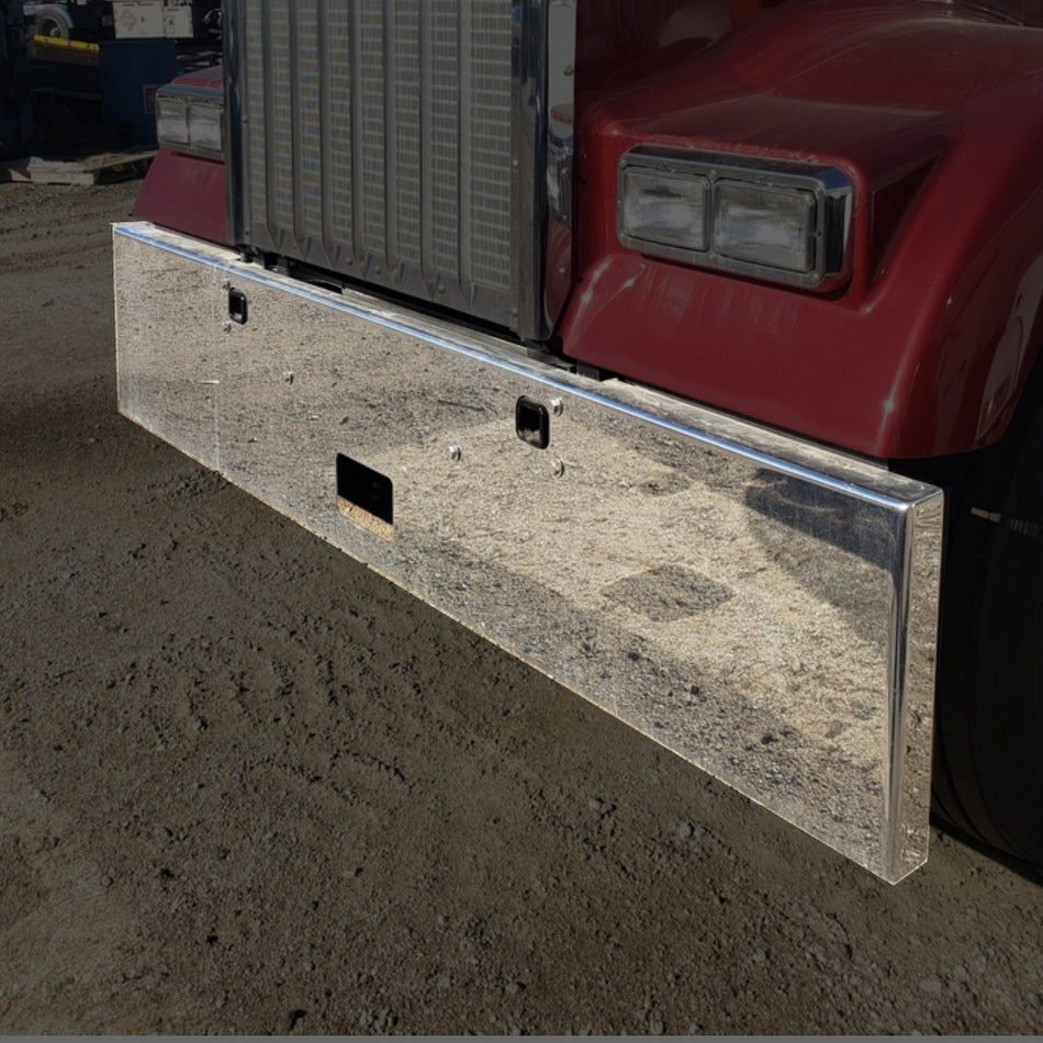 Kenworth W900L or W900B 22 Inch Standard Mount Box End Bumper