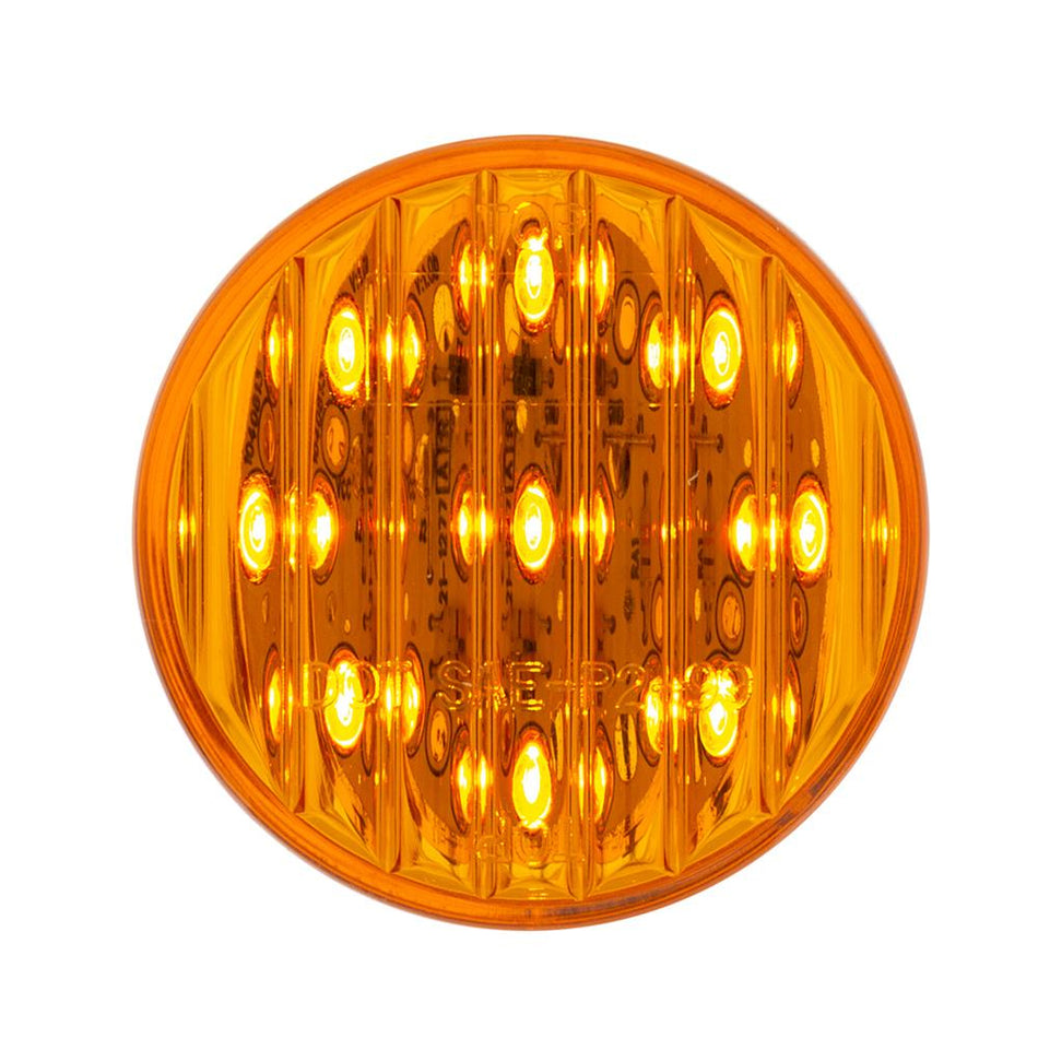 United Pacific 9 LED 2" Clearance Marker Light - Amber LED/Amber Lens