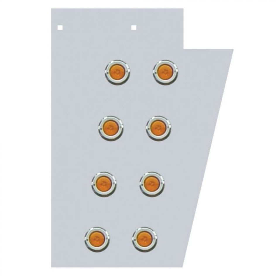 Roadwork's Peterbilt Wide Cowl Extension with 2" Light Holes