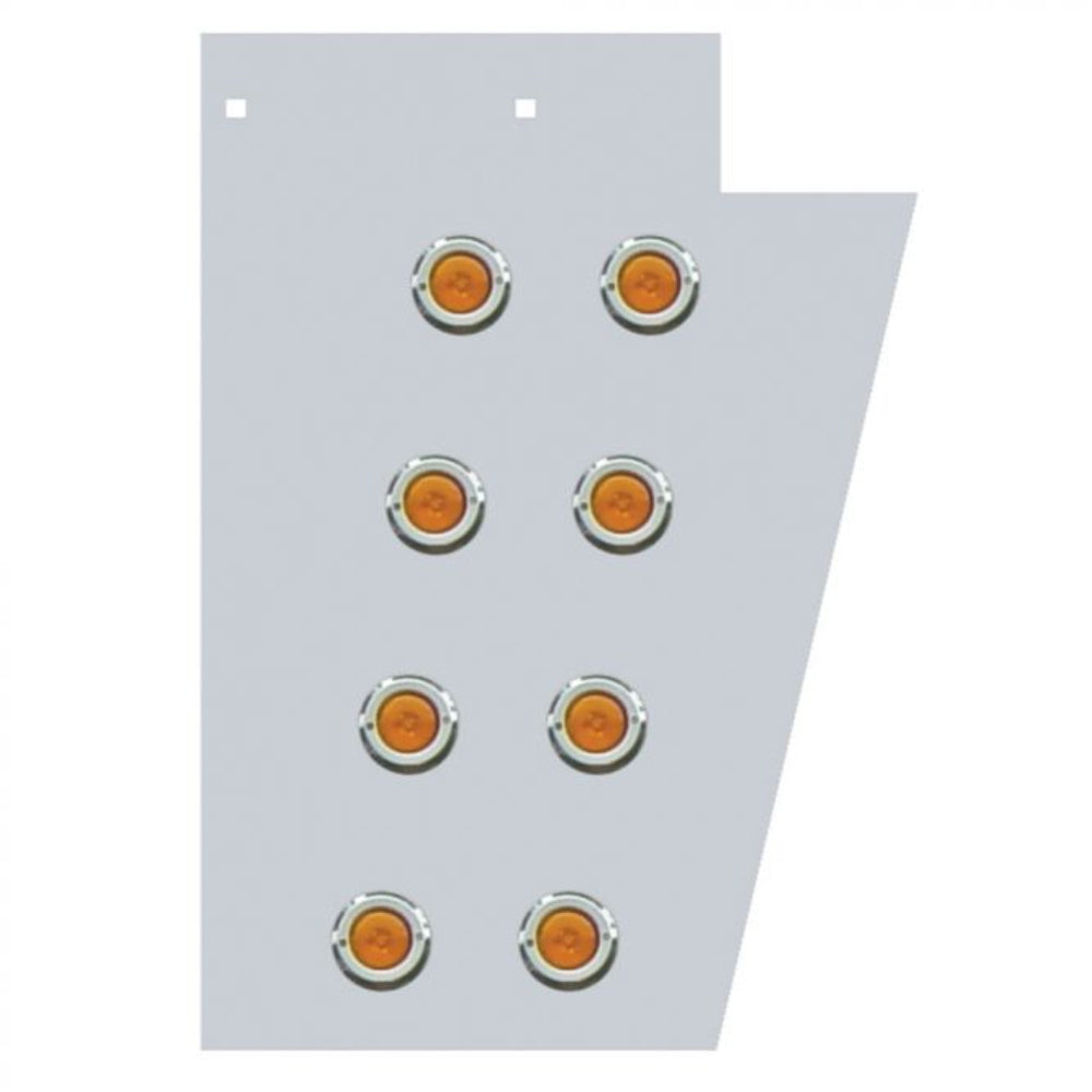 Roadwork's Peterbilt Wide Cowl Extension with 2" Light Holes