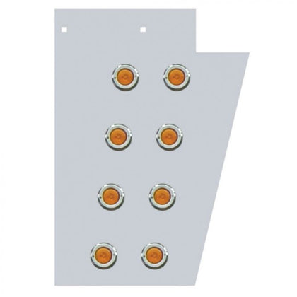 Roadwork's Peterbilt Wide Cowl Extension with 2" Light Holes