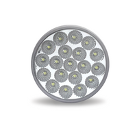 Trux 4" Dual Revolution Red Stop/Turn/Tail LED Light (Pink Aux.)