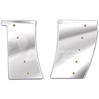 Dieter's 2014-17 Peterbilt 389 Long Hood Elite Cowl Panels w 5 x 3/4" Amber LED Lights