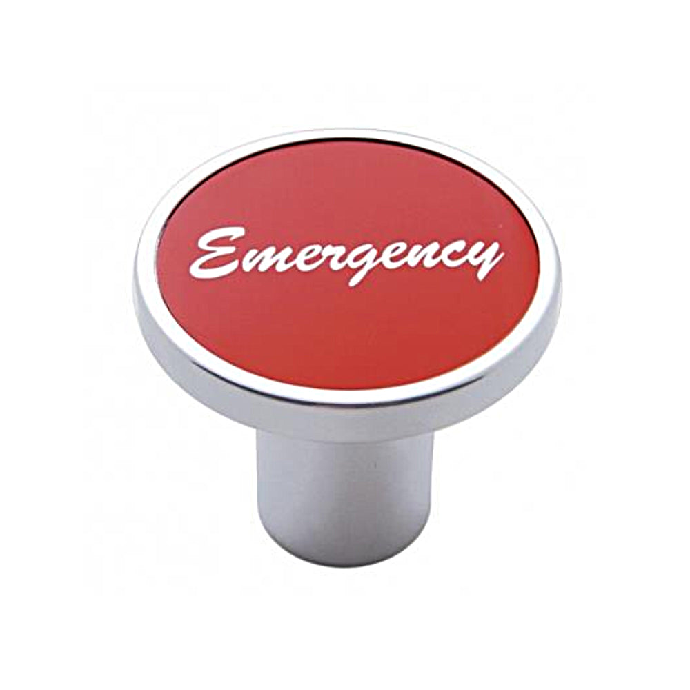 "Emergency" Air Valve Knob - Red Aluminum Sticker