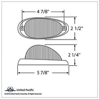 15 Freightliner Sleeper Light (Clearance/Marker) - Amber LED/Amber Lens