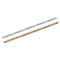 94" Stainless Light Bracket With 5 X 11 LED 17" Light Bars - Amber or Clear Lens