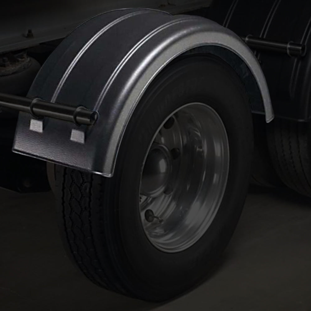 Minimizer Single Wheel Set Poly Fender (Black 22.5" - 24.5")