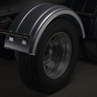 Minimizer Single Wheel Set Poly Fender (Black 22.5" - 24.5")