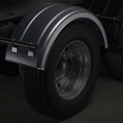 Minimizer Single Wheel Set Poly Fender (Black 22.5" - 24.5")