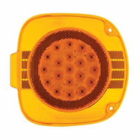 22 LED Turn Signal Light For 1996-2010 Freightliner Century - Amber LED/Amber Lens