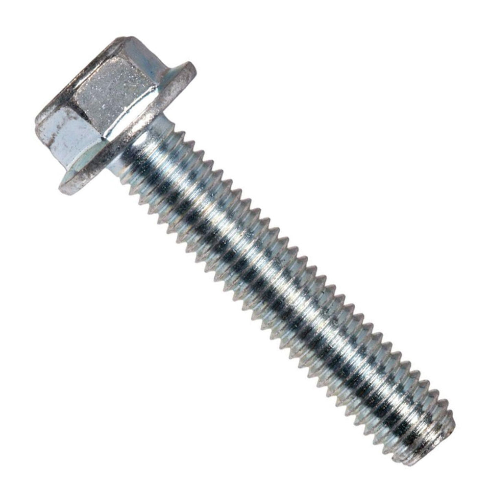 1/4"-20 x 1" Zinc Plated Hex Flange Bolt Grade 5