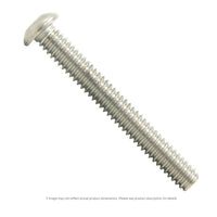 #10-32 x 1" Stainless Steel Button Head Socket Cap Screw
