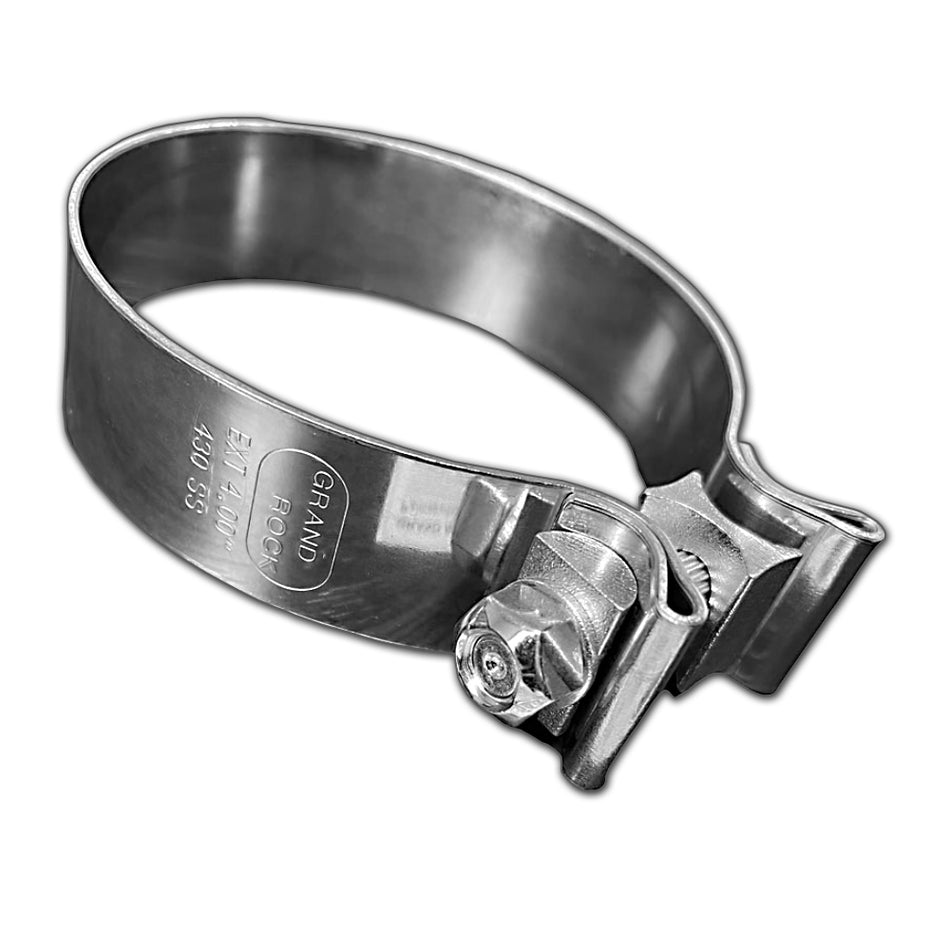Grand Rock - 4" 403 Polished Stainless Steel Band Clamp