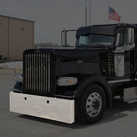 Roadworks Peterbilt 389 20" Standard Mount 7GA Mitered End Chrome Bumper