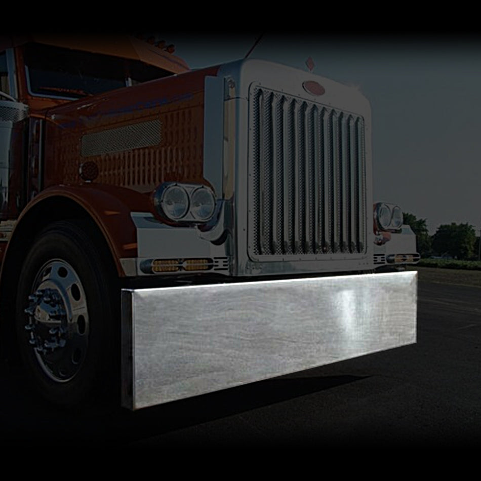 Roadworks Peterbilt 389 20" Standard Mount 7GA Box End Bumper