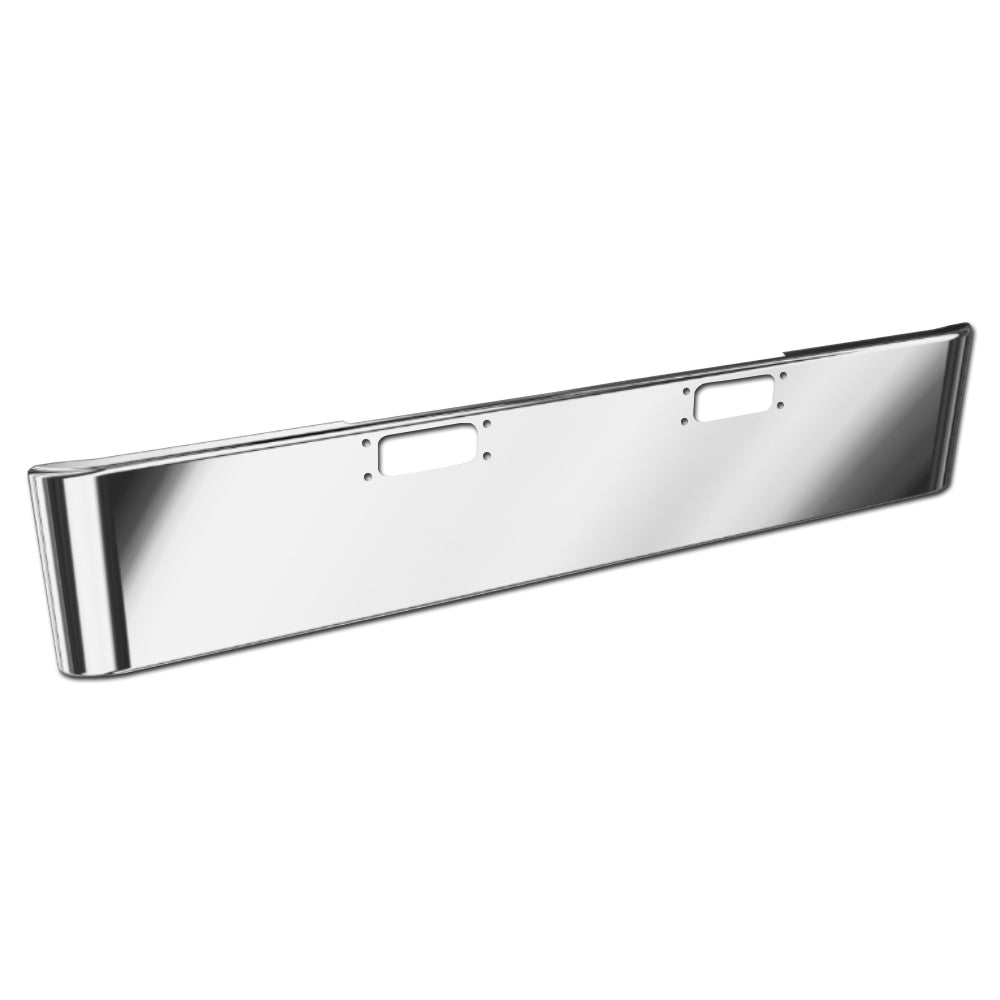 Hendrickson - Peterbilt 352/359 18" Texas Square 10GA Steel Chrome Bumper