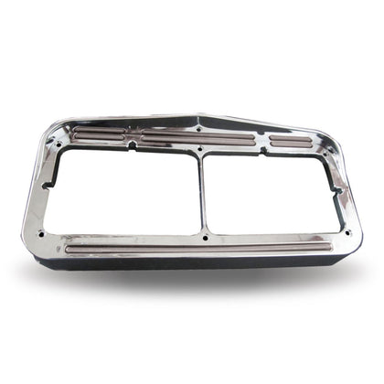 Trux Universal Dual Flatline Amber/Blue Marker Aux. LED Headlight Bezel