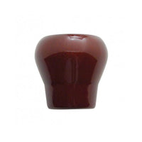 United Pacific "Trailer" Wood Air Valve Knob (Stainless Steel Plaque)