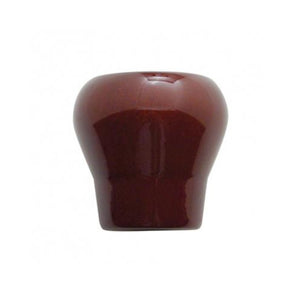 United Pacific "Tractor" Wood Air Valve Knob (Stainless Steel Plaque)