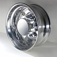 Chrome Plastic 33mm Thread-On Extra Tall Rear Axle Cover Set