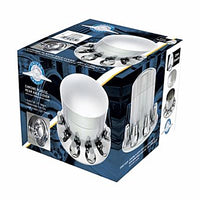 Chrome Plastic 33mm Thread-On Extra Tall Rear Axle Cover Set