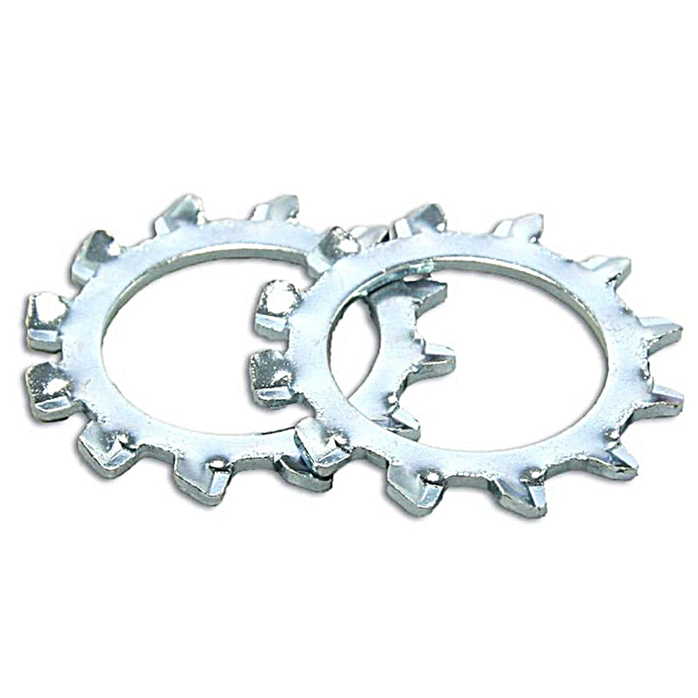 #10 Zinc Plated External Tooth Lock Washer