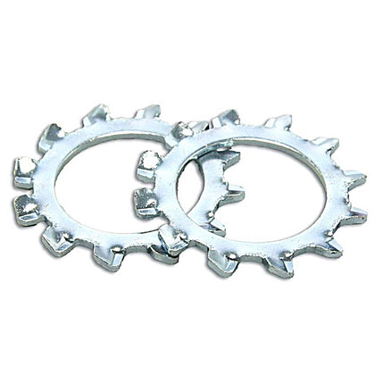 #10 Zinc Plated External Tooth Lock Washer