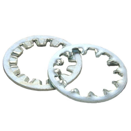 #10 Zinc Plated Internal Tooth Lock Washer