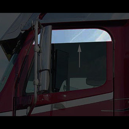 Roadworks - Freightliner Century/Columbia 6" Polished Top of Door Trims (2 pcs.)