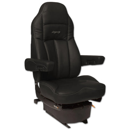 Seats Inc.™ Legacy LO Suspension, High Back in Black Tuff-Cloth w Armrests