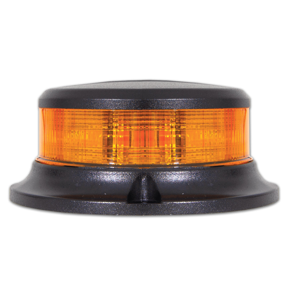 2400 Series Short Compact LED Beacon Light (Amber LEDs & Amber