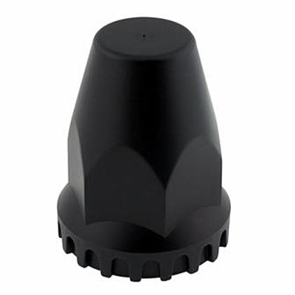 33mm X 2-3/4" Matte Black Nut Original Nut Cover With Flange - Thread-On