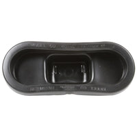60 Series Black PVC Closed Back 2in x 6in Oval Light Grommet