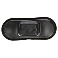 60 Series Black PVC Closed Back 2in x 6in Oval Light Grommet