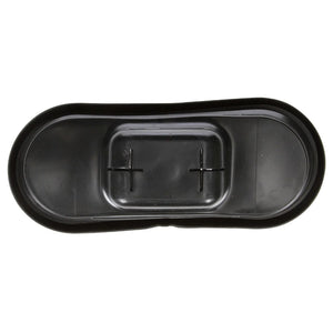 60 Series Black PVC Closed Back 2in x 6in Oval Light Grommet