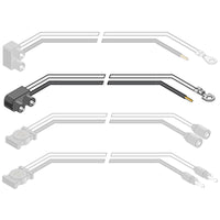 2 Pin Right Angle End Wire Pig Tail Plug