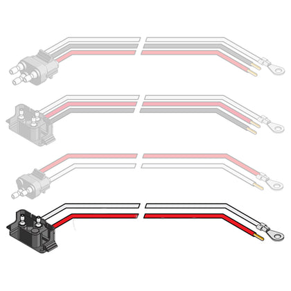 2 Pin Right Angle Pig Tail Plug