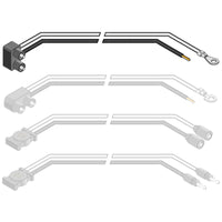 2 Pin Right Angle Side Wire Pig Tail Plug