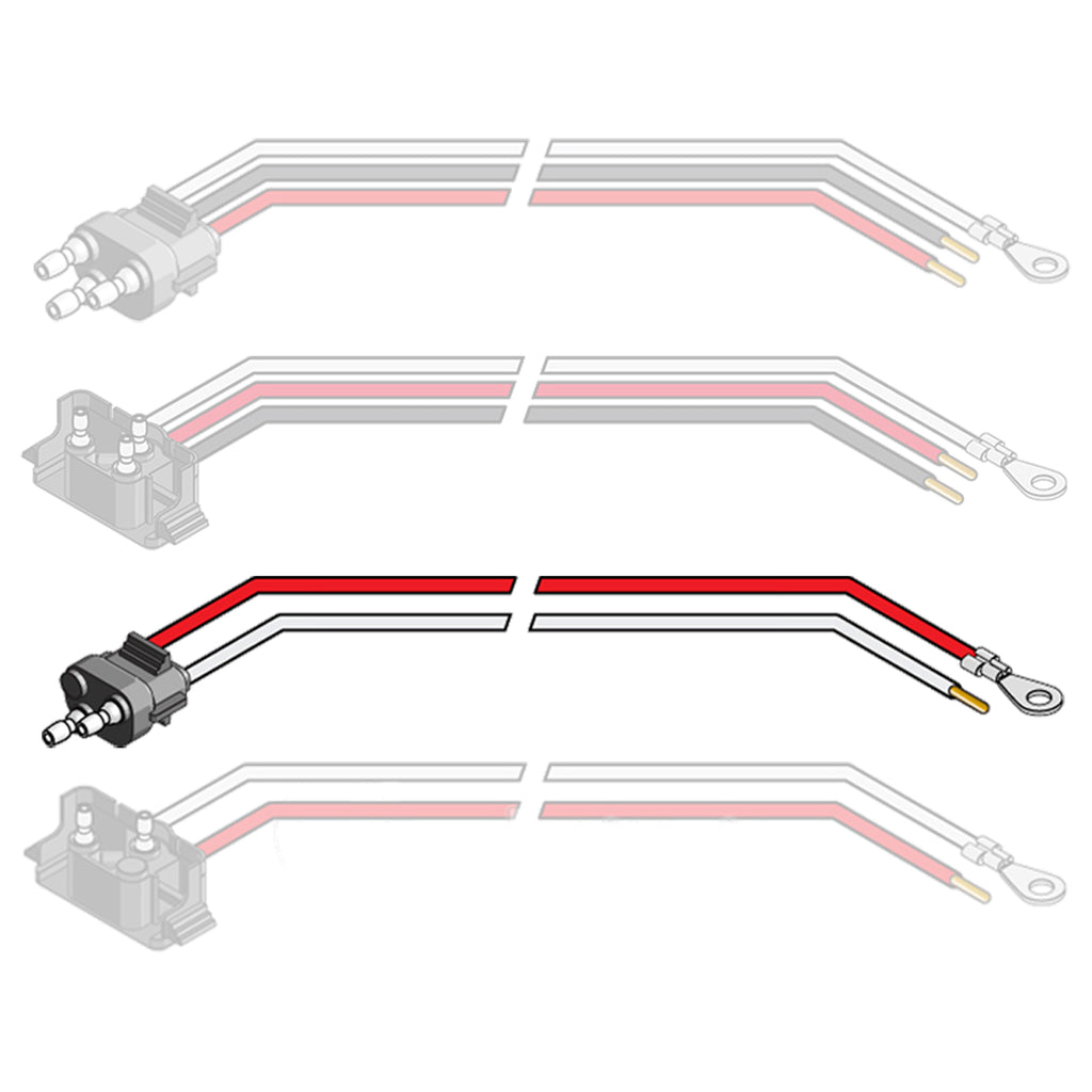 2 Pin Straight Pig Tail Plug