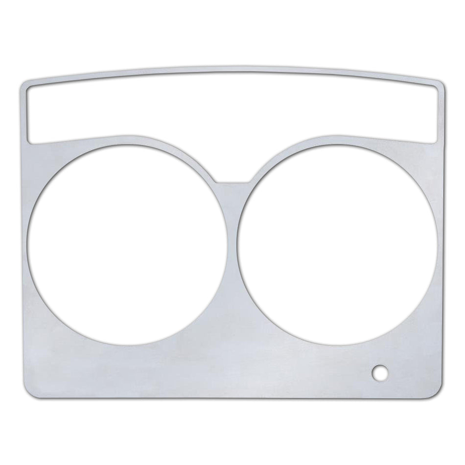 Stainless Speed/Tachometer Dash Panel Trim For 2006+ Kenworth W900, T800, & C500