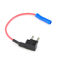 Waytek - Littelfuse 0FHM0200Z MINI Add-A-Circuit Fuse Tap, UL 1015 Red Wire w/ Butt Connector, 32VDC, 10A
