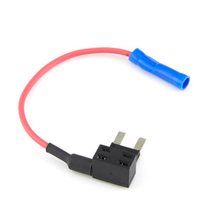 Waytek - Littelfuse 0FHM0200Z MINI Add-A-Circuit Fuse Tap, UL 1015 Red Wire w/ Butt Connector, 32VDC, 10A