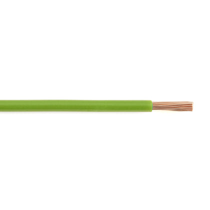 Waytek General Cable 152913-91W Automotive Cross -Link Wire, TXL Extra Thin Wall, 22Ga., Lt. Green